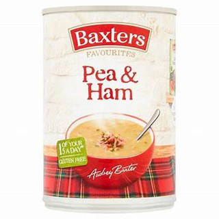 Súp đậu thịt xông khói pea &ham không gluten baxters 400g