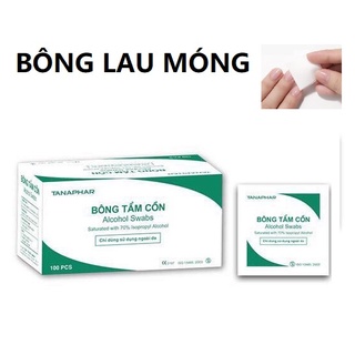 Combo 3 miếng bông tẩm cồn lau móng 💖💖💖