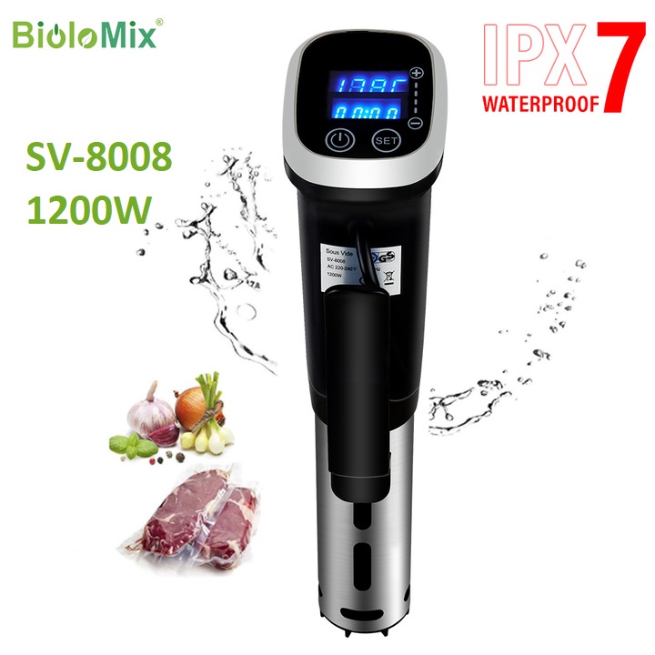 Máy Nấu Chậm Sous Vide BioloMix SV-8008 Công Suất 1200W - Hàng Chính Hãng (Bảo Hành 1 Năm)