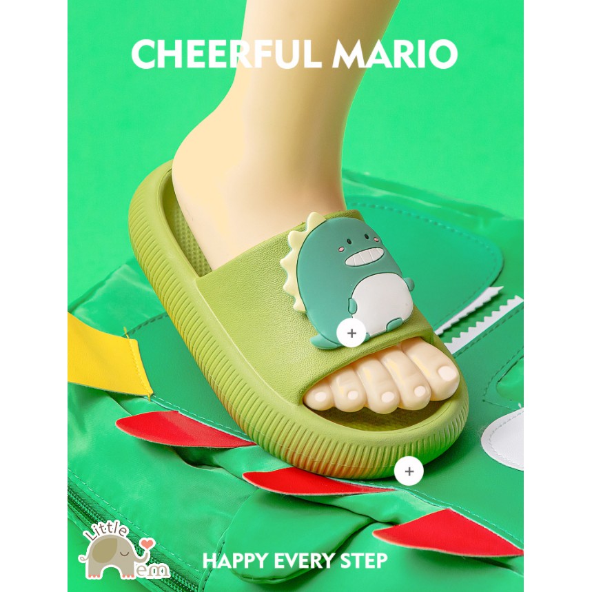 Dép đa năng cho bé chống trơn trượt Cheerful Mario _ Dép Animal