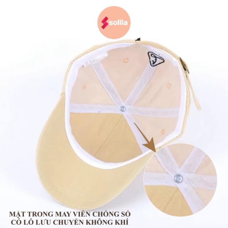 Mũ lưỡi trai - nón kết nam nữ thời trang unisex chất cotton nỉ nhung - solila.vn 2022