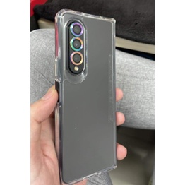 Samsung Z fold 5, Z Fold4 Z Fold 3,S23 Plus, S22 Ultra_Bộ 3 mắt dán bảo vệ camera ánh 7 màu titan ánh cầu vồng siêu đẹp