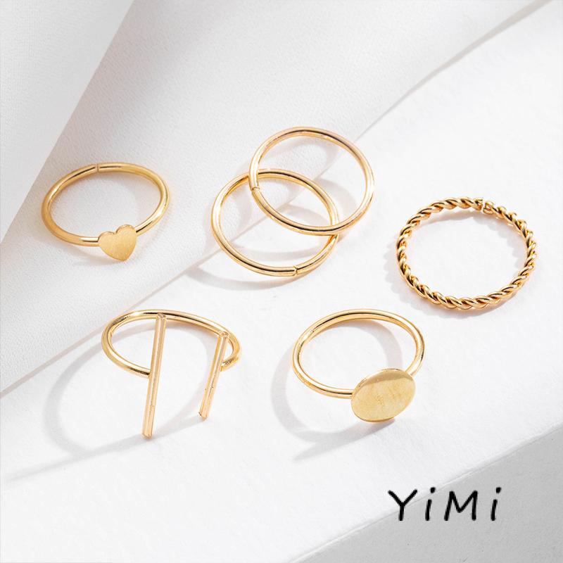 Set 6 Nhẫn Đeo Khớp Ngón Tay Phong Cách Vintage