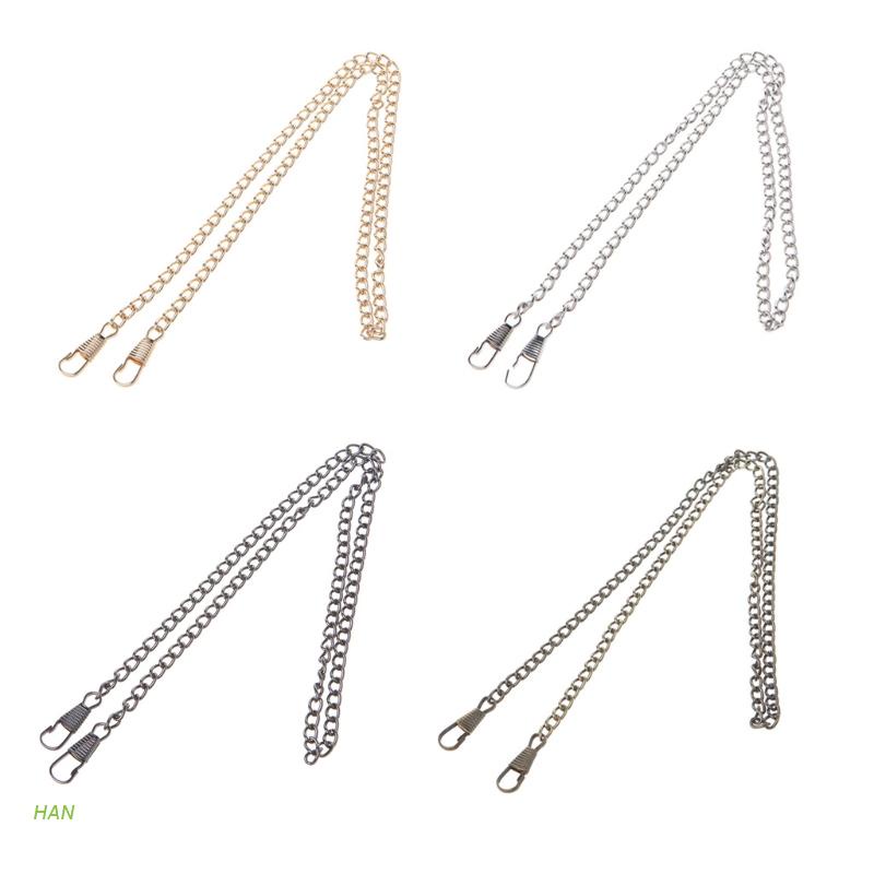 HAN  Metal Purse Chain Strap DIY Handle Shoulder Cross Body Bag Handbag Replacement