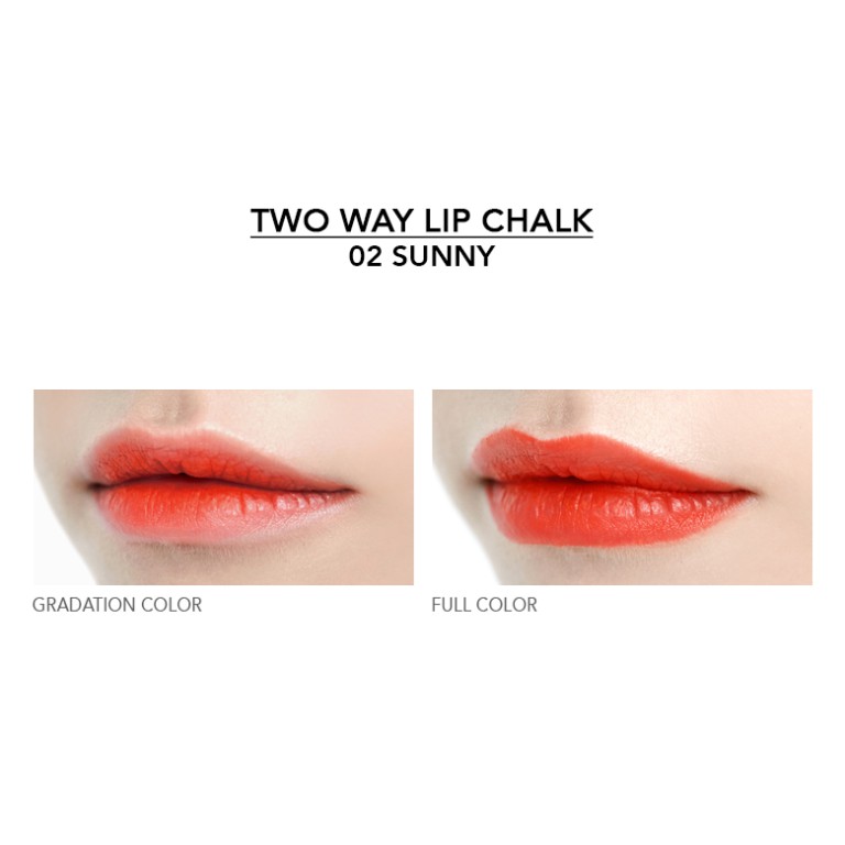 Son môi 2 đầu Son&Park Sunny 02 1.3g Two Way Lip Chalk