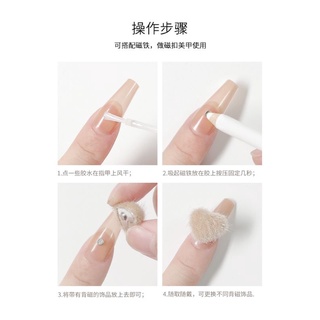 charm tim lông nail mix móng siêu xinh