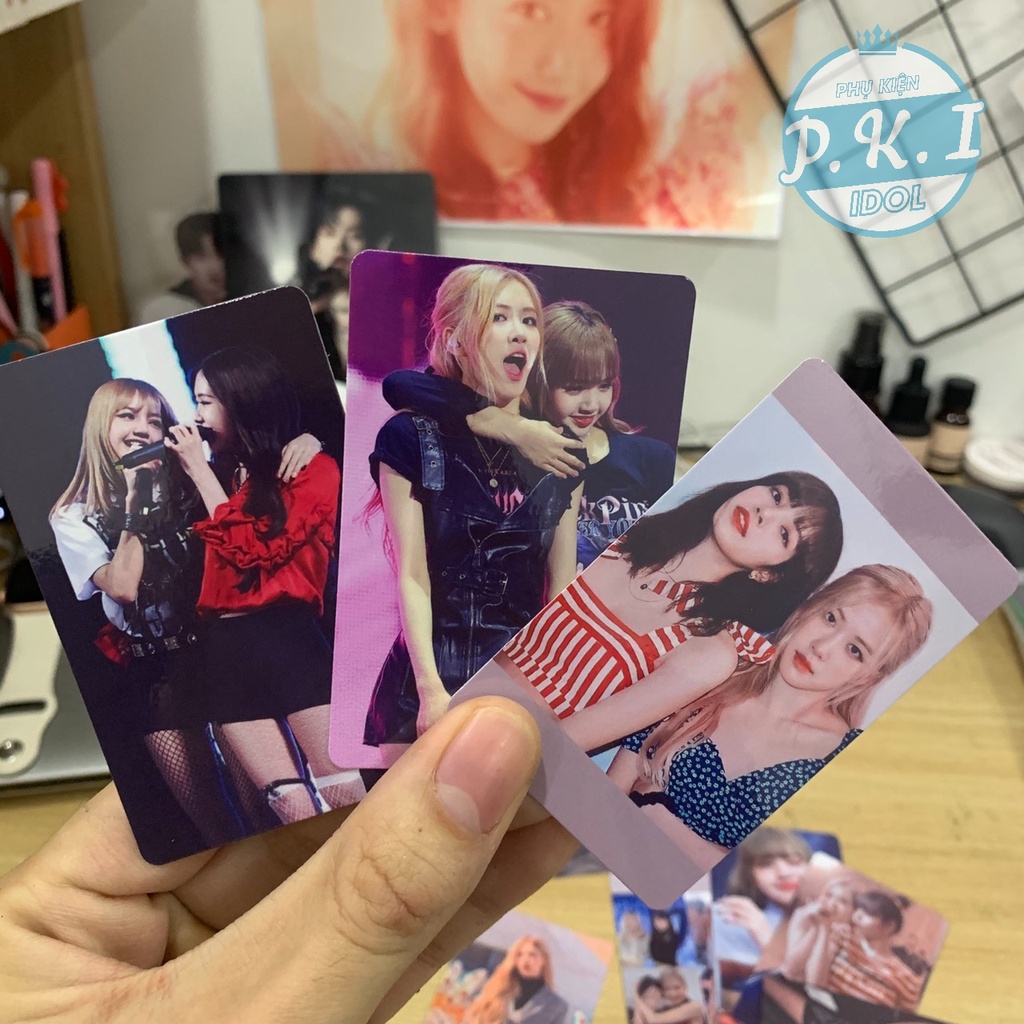 Bộ 18 Card Couple Lisa x Rosé - Card Đôi Sưu Tầm Đặc Biệt