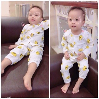 Combo 5 Bộ cotton cài cúc