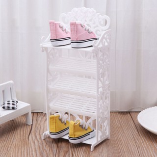 Giá để giày búp bê mini xinh xắn