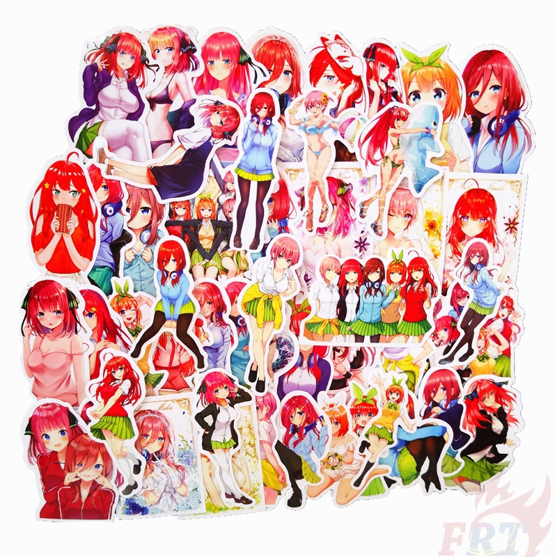 ❉ The Quintessential Quintuplets Series 06 Anime Stickers ❉ 50Pcs/Set Nakano Miku Ichika Nino Yotsuba Itsuki DIY Fashion Mixed Decals Doodle Decals Stickers