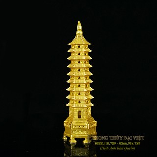 Tháp Văn Xương 9 Tầng Đồng Nguyên Chất