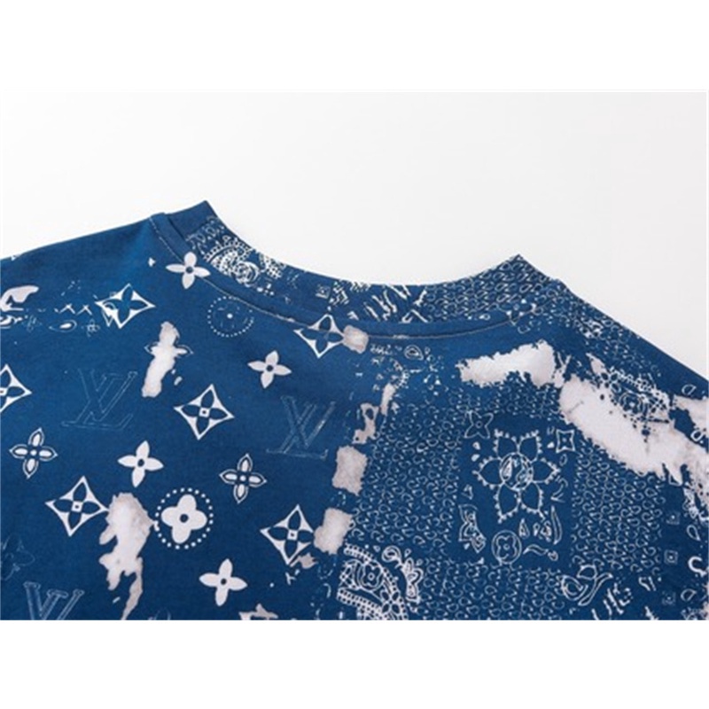 Áo Thun Cotton Ngắn Tay Nhuộm Màu Thời Trang Cho Cặp Đôi