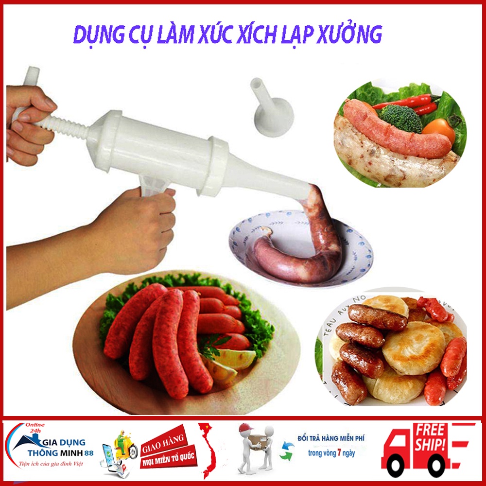 🔥 DEAL SỐC🔥 Dụng cụ nhồi xúc xích lạp xưởng bằng tay siêu tiện lợi tại nhà dễ sử dụng