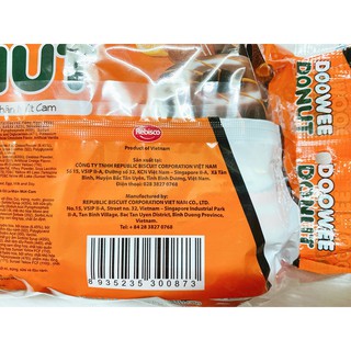 BÁNH DONUT DOOWEE SOCOLA NHÂN MỨT CAM