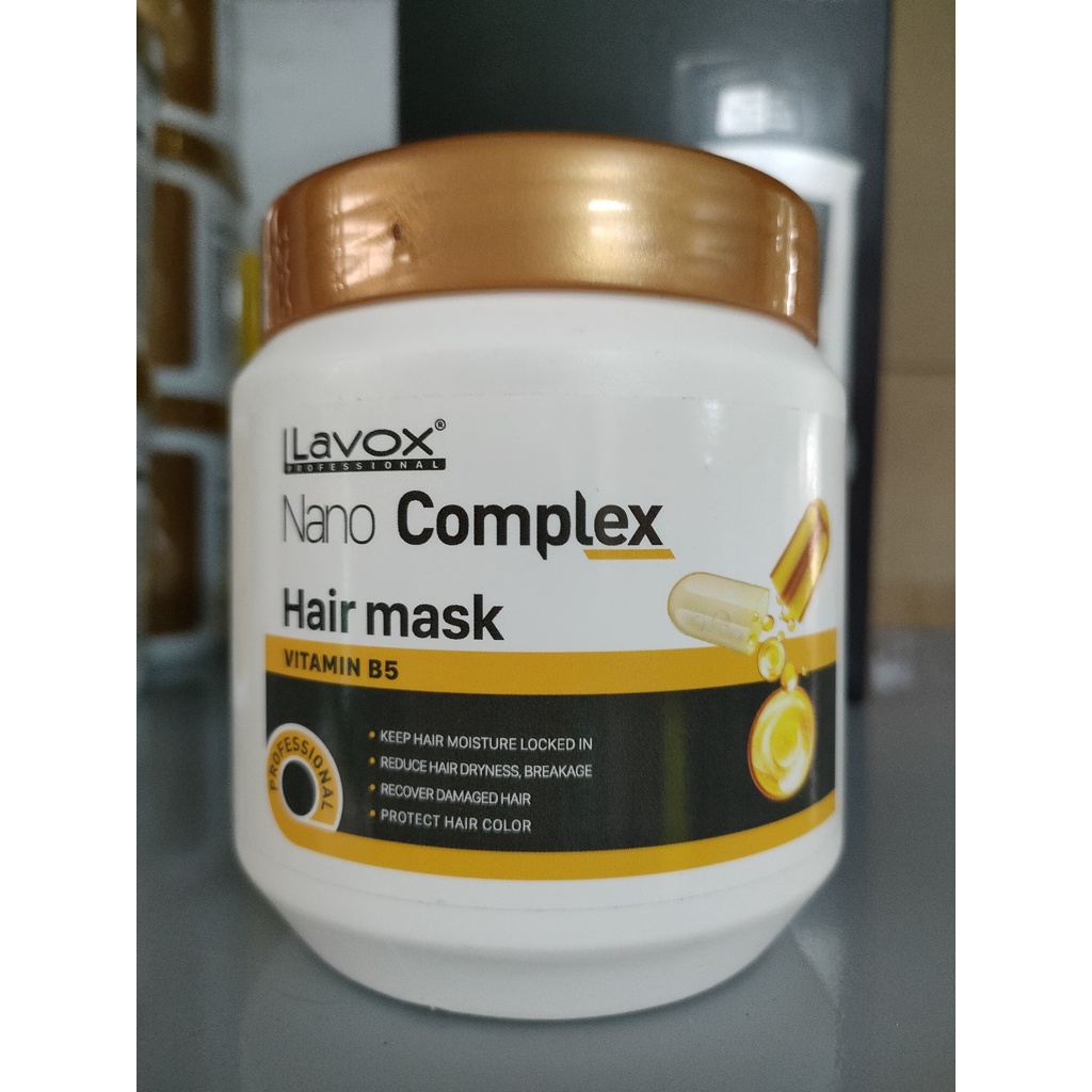 Mặt nạ hấp dầu dưỡng tóc LAVOX NANO COMPLEX 500ml