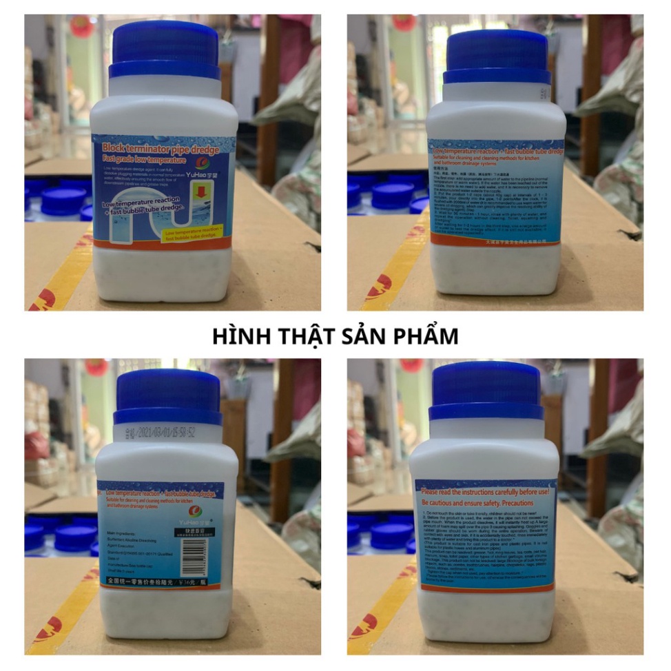 Bột Thống Cống,Thông Bồn Cầu,Thông Bồn Rửa Chén Bát Cực Mạnh