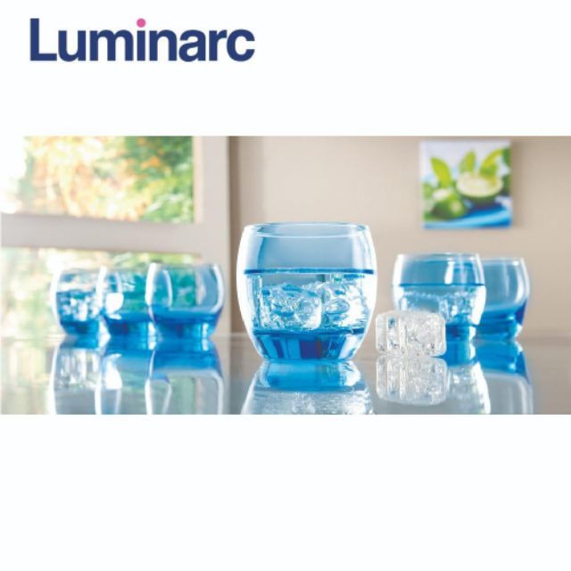 Bộ 6 ly thủy tinh Luminarc Salto Ice Blue J1584 320ml