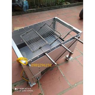 Vỉ nướng thịt, cá inox dùng cho máy nướng 5 xiên, 6 xiên, 10 xiên