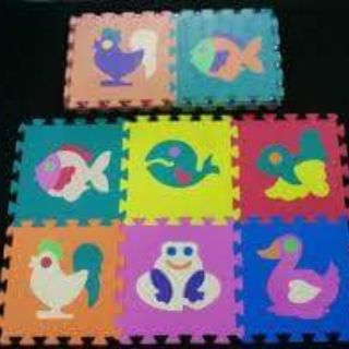 Thảm lắp ghép cho bé.