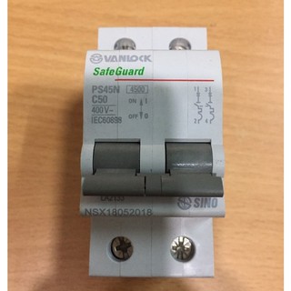 COMBO CB 2P SINO 50A + HỘP NỔI