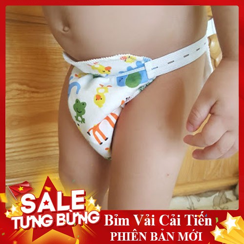 Tã Vải, Bỉm Vải Mommykids Chống Hăm - Dùng cho bé từ 1-24 tháng tuổi - Freesize - Dùng ban ngày