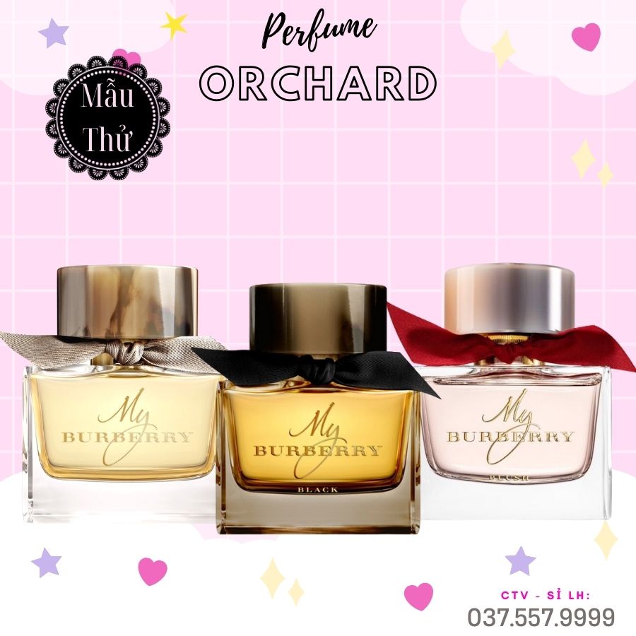 Nước hoa My Burberry EDP, Burberry Blush,Nước hoa mini nữ mùi hương kiêu sa, quyến rũ