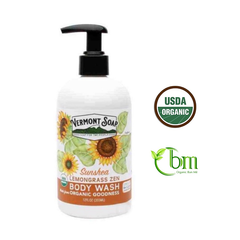 Sữa tắm hữu cơ dành cho mẹ và bé (baby kids simply) - Vermont soap