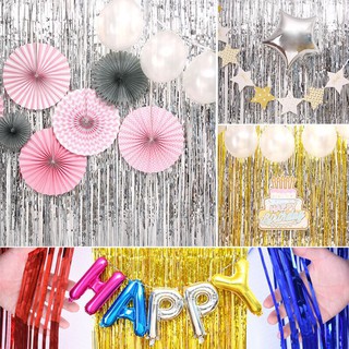 Rèm kim tuyến trang trí sinh nhật