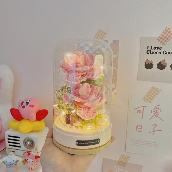 Đồ chơi xếp hình Hộp Nhạc Hoa Jaki nhiều mẫu