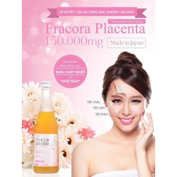 Nước Uống Nhau Thai Cừu FRACORA PLACENTA Nhật Bản - ĐẸP DA, CHỐNG LÃO HÓA.