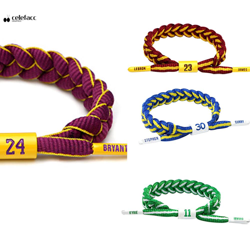 Vòng tay phối ren hoa phong cách bóng rổ