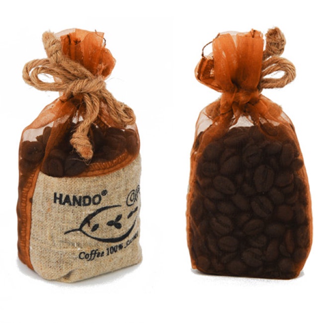 Túi thơm treo xe ô tô hương cà phê Hando 100g