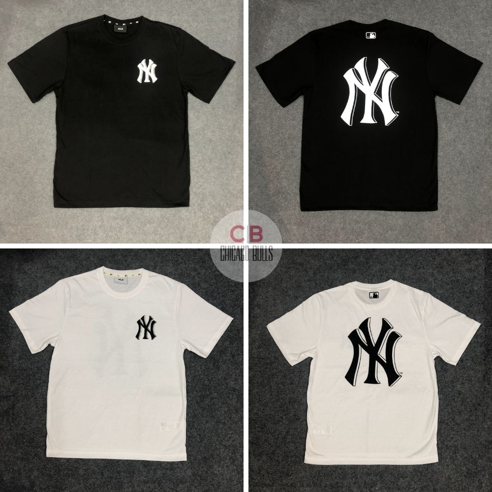 (𝗖𝗵𝗶́𝗻𝗵 𝗵𝗮̃𝗻𝗴 - Chicago Bulls) Tee Áo Thun MLB Màu Basic - Full tem No tag - Season 2022
