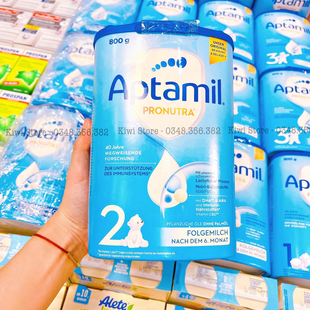 Sữa bột Aptamil Pronutra Đức số 1/2/3 hộp 800gr