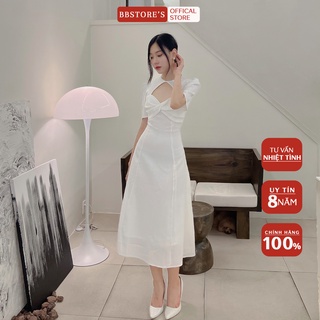  BBSTORE'S Đầm Xòe Dự Tiệc CutOut Xoắn Ngực  Sang Trọng -D1171