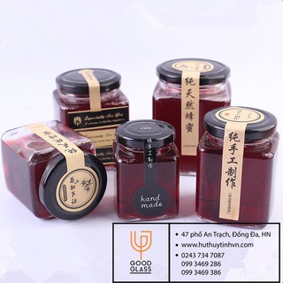 HŨ THỦY TINH VUÔNG NẮP NHÔM XOÁY 200ML