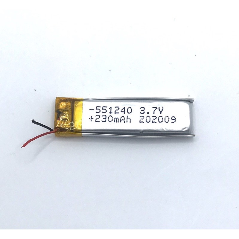 Pin Lithium Polymer 551240 3,7Volt 230mAh ( Date 2020 ) Có Kèm Mạch bảo vệ