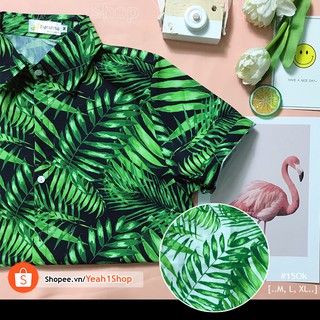 [Yeah1Shop]- Áo sơ mi lá mới (M, L, XL) (SMHH)
