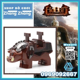 Đồ chơi Xếp hình Lợn rừng chiến binh Boar Mount trong The Hobbit Minifigures Xinh XH1535
