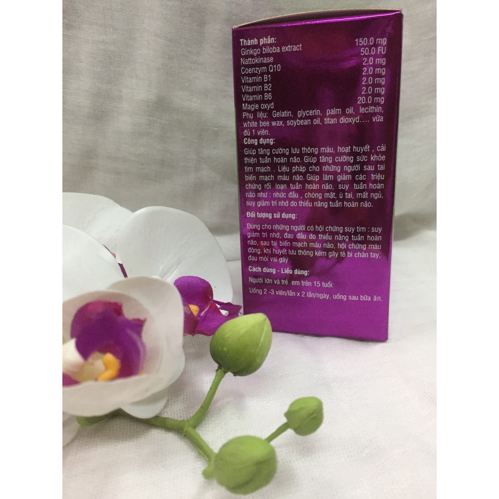 GINKGO 150 CoQ10 Abipha - Tăng cường dưỡng chất cho não