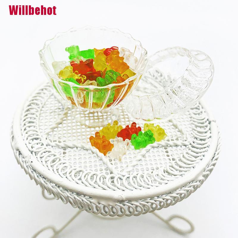 Bộ 20 Chú Gấu Nhựa mini Trang Trí Nhà Búp Bê