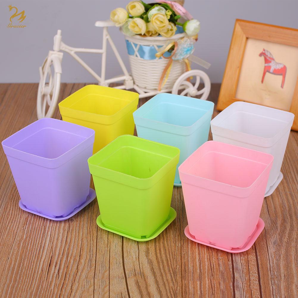 Chậu hoa mini bằng nhựa ABS