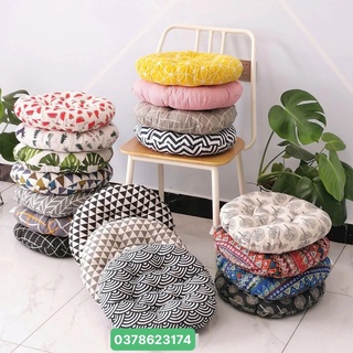 Nệm ngồi Vintage, nệm ngồi bệt trà sữa kích thước 4010 cm