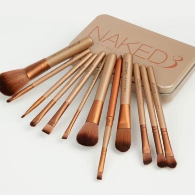 Bộ cọ trang điểm cá nhân 12 cây NAKED3 – Trang điểm da mắt môi đẹp tự nhiên