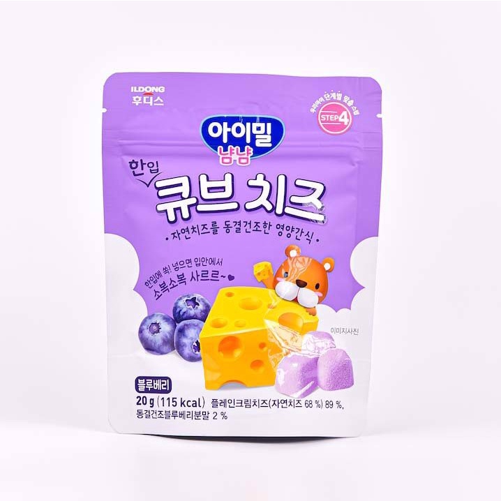 Phô mai khô vị trái cây Ildong gói 20g cho bé. Date 8/2022 - Sweet Baby House