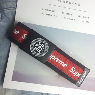 Thắt Lưng Supreme ĐỎ Sành Điệu Thời Trang, Phong Cách Unisex( MÀU ĐỎ)