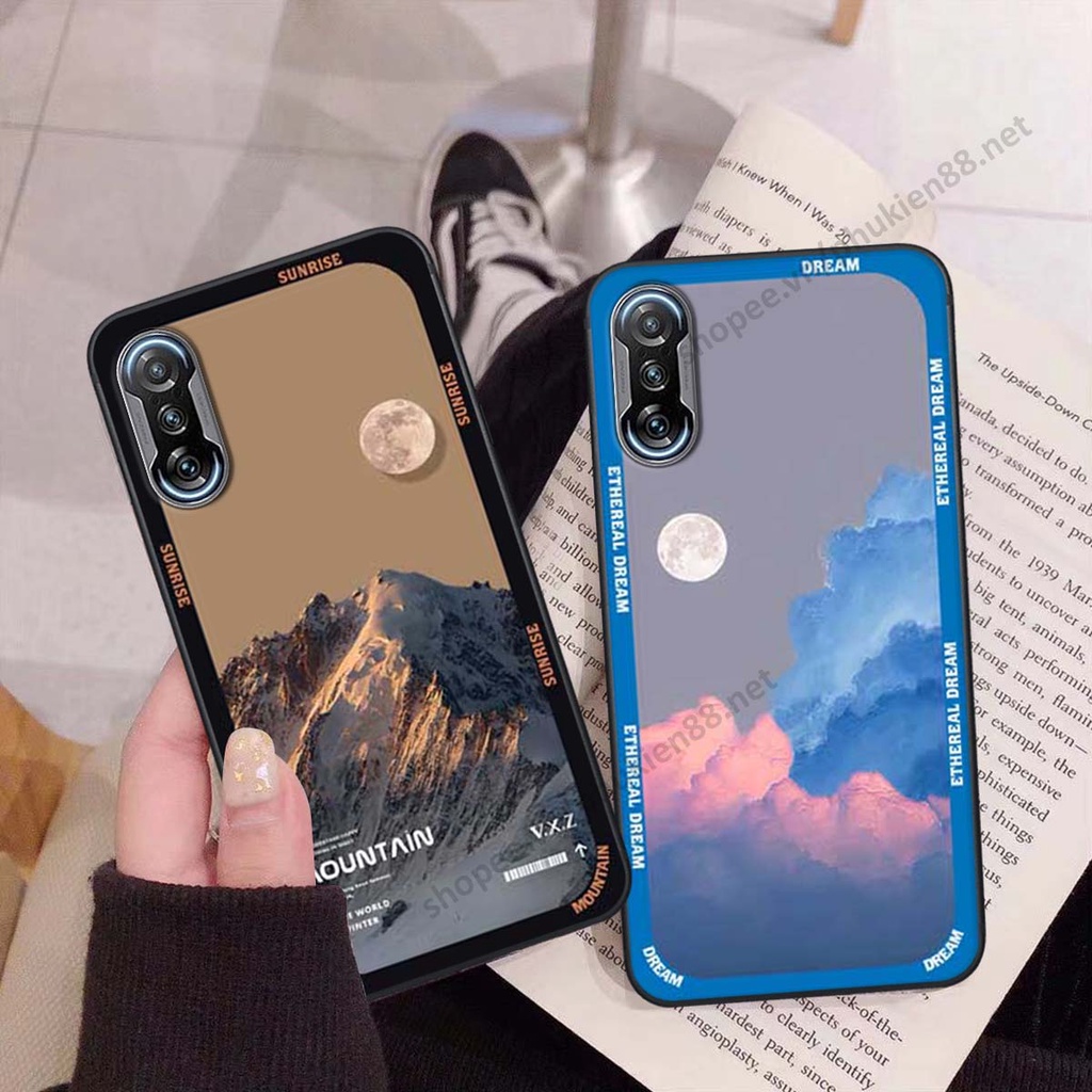 Ốp Xiaomi Redmi K40 / Redmi K40 Pro hình vũ trụ, mountain, cloud phong cách cá tính