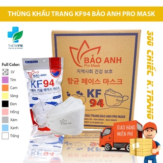 Thùng khẩu trang 4d kf94 bảo anh pro mask - hàng chính hãng