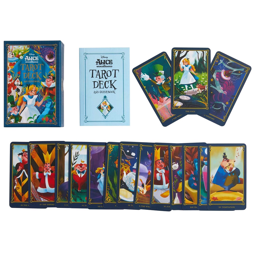 Bộ Bài Disney Alice in Wonderland Tarot (Mystic House Tarot Shop) - Bài Gốc Authentic Chính Hãng 100%