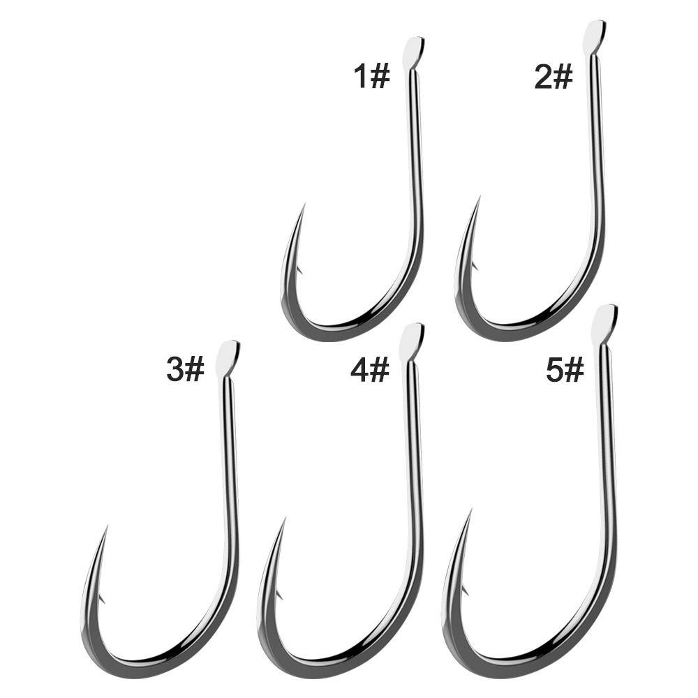 MYRONGVN Set 500 Lưỡi Câu Cá Màu Đen Chất Lượng Cao
